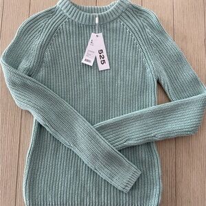 525 America Women's Green Mint Sweater Size Xs